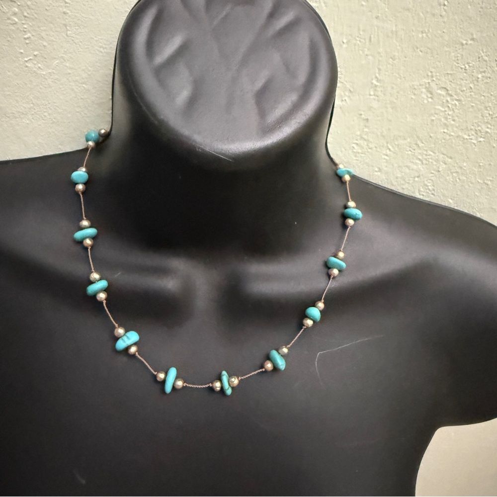 Turquoise Beaded Necklace